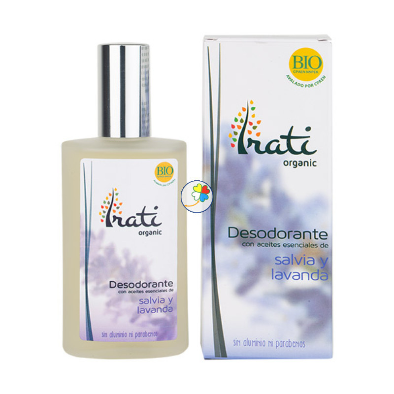 IRATI DESODORANTE DE SALVIA Y LAVANDA BIO 100ML EQUISALUD