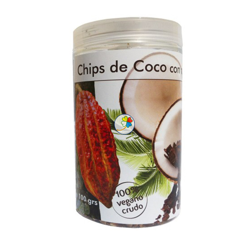 CHIPS DE COCO CON CACAO ECO 100G SALUD VIVA CHIPS DE COCO CON CACAO ECO 100G SALUD VIVA