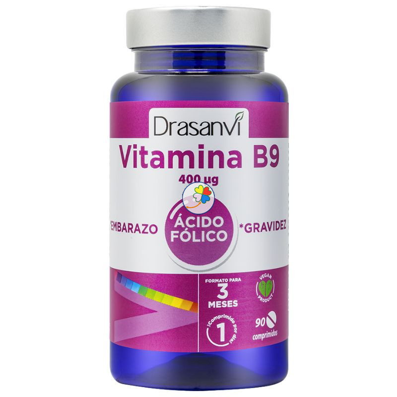 ACIDO FOLICO 400Mcg. 90 COMPRIMIDOS DRASANVI ACIDO FOLICO 400Mcg. 90 COMPRIMIDOS DRASANVI