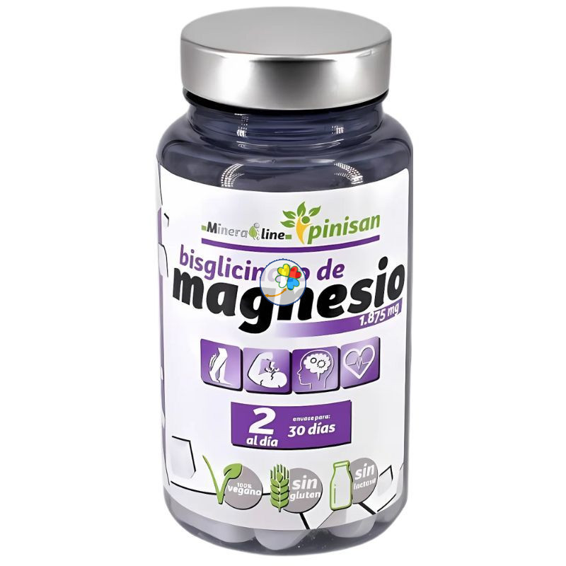 BISGLICINATO DE MAGNESIO 60 COMPRIMIDOS PINISAN BISGLICINATO DE MAGNESIO 60 COMPRIMIDOS PINISAN