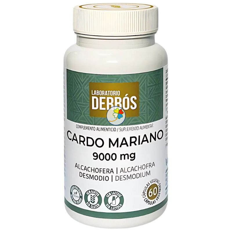 CARDO MARIANO 9000MG 60 CÁPSULAS VEGETALES DERBÓS CARDO MARIANO 9000MG 60 CÁPSULAS VEGETALES DERBÓS