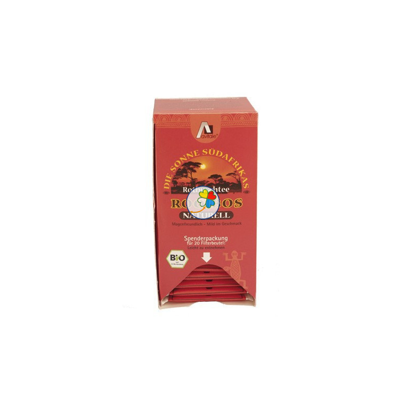 TE ROOIBOS NATURAL BIO 20 FILTROS AVITALE TE ROOIBOS NATURAL BIO 20 FILTROS AVITALE