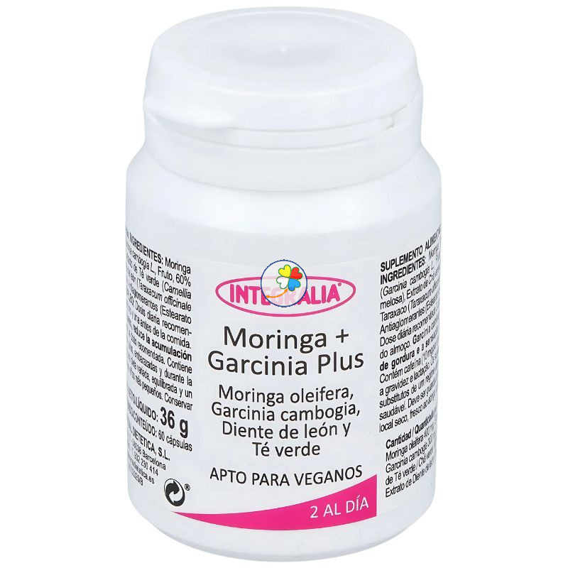 MORINGA + GARCINIA PLUS 60 CÁPSULAS INTEGRALIA MORINGA + GARCINIA PLUS 60 CÁPSULAS INTEGRALIA