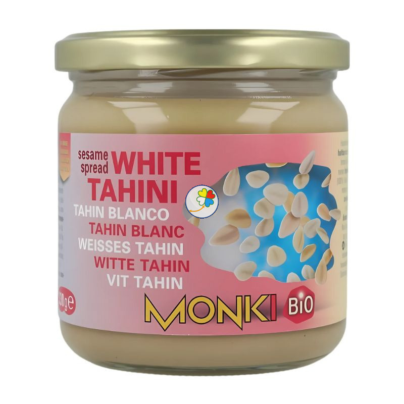 TAHIN BLANCO CREMA S/S ECO 330G MONKI TAHIN BLANCO CREMA S/S ECO 330G MONKI