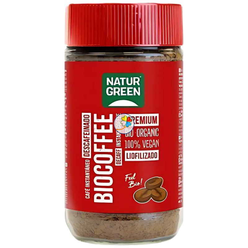 BIOCOFFEE DESCAFEINADO INSTANTÁNEO 100G NATURGREEN BIOCOFFEE DESCAFEINADO INSTANTÁNEO 100G NATURGREEN