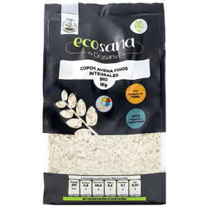 COPOS DE AVENA FINOS INTEGRALES BIO 1KG ECOSANA DRASANVI