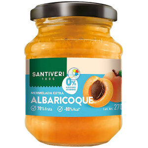 MERMELADA DE ALBARICOQUE 0% AZÚCARES AÑADIDOS 270G SANTIVERI