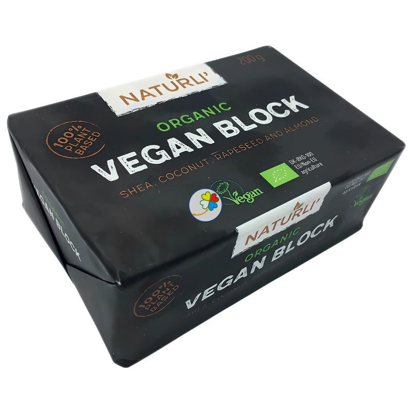 NATURLI ORGANIC VEGAN BLOCK BIO 200GR SANTIVERI NATURLI ORGANIC VEGAN BLOCK BIO 200GR SANTIVERI