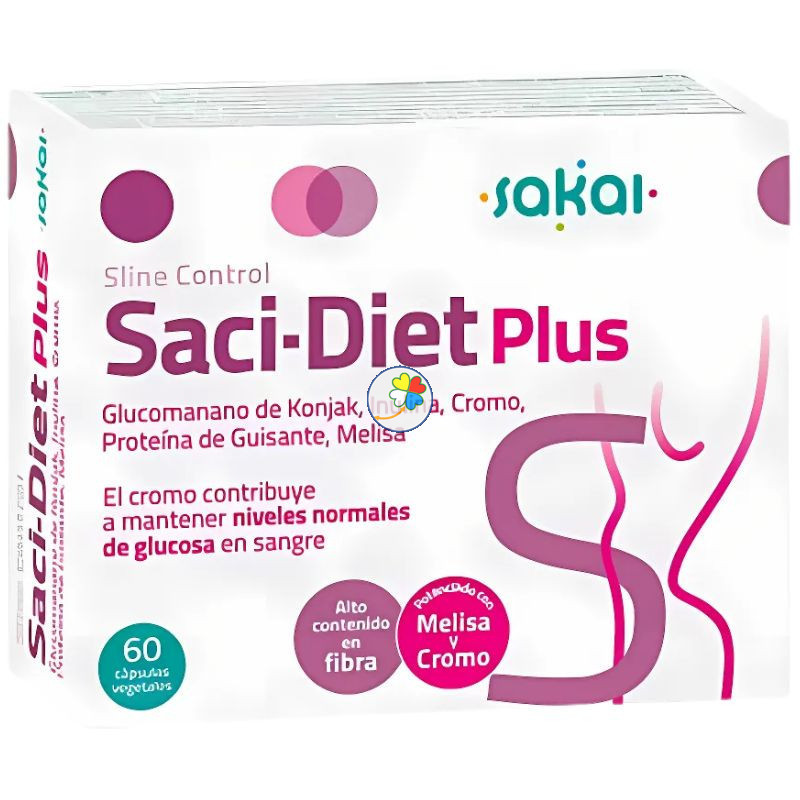 SLINE CONTROL SACI-DIET PLUS 60 CÁPSULAS VEGETALES SAKAI SLINE CONTROL SACI-DIET PLUS 60 CÁPSULAS VEGETALES SAKAI