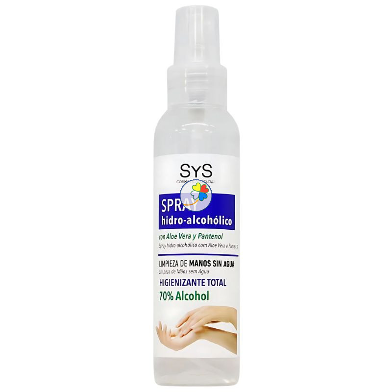 SPRAY HIDROALCOHÓLICO PARA MANOS CON ALOE VERA 125ML SYS SPRAY HIDROALCOHÓLICO PARA MANOS CON ALOE VERA 125ML SYS