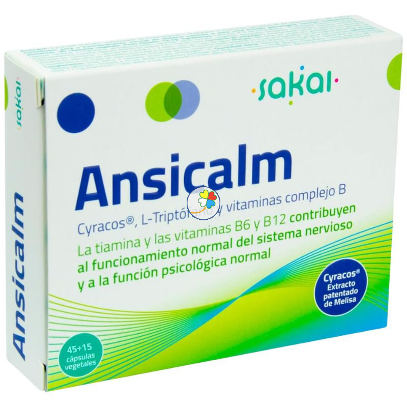 ANSICALM EDICIÓN ESPECIAL 45+15 CÁPSULAS VEGETALES SAKAI