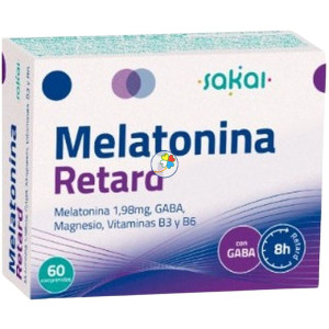 MELATONINA RETARD 60 COMPRIMIDOS SAKAI