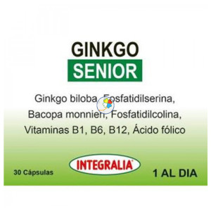 GINKGO SENIOR 30 CAPSULAS INTEGRALIA