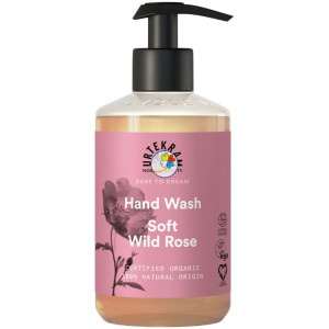 JABÓN LÍQUIDO DE MANOS CON ROSA SILVESTRE 300ML URTEKRAM