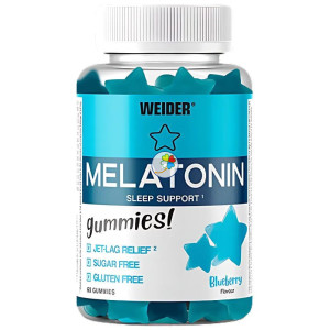 GUMMIES MELATONINA 60 GOMINOLAS WEIDER