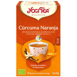 CÚRCUMA NARANJA 17 FILTROS YOGI TEA