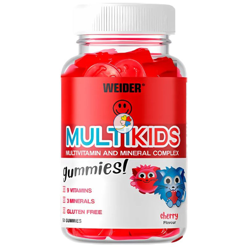 GUMMIES MULTIKIDS 50 GOMINOLAS WEIDER