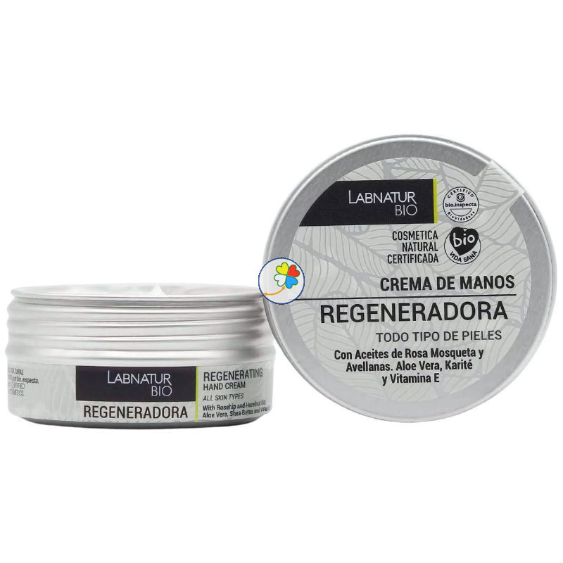 CREMA DE MANOS REGENERADORA BIO 50ML LABNATUR CREMA DE MANOS REGENERADORA BIO 50ML LABNATUR