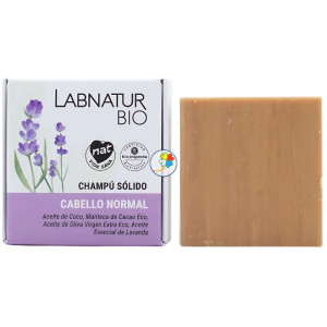 CHAMPÚ SÓLIDO CABELLO NORMAL BIO 75G LABNATUR