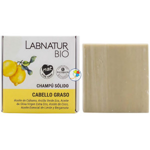 CHAMPÚ SÓLIDO CABELLO GRASO BIO 75G LABNATUR