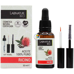 ACEITE DE RICINO 100% PURO + KIT RIMEL BIO 30ML LABNATUR