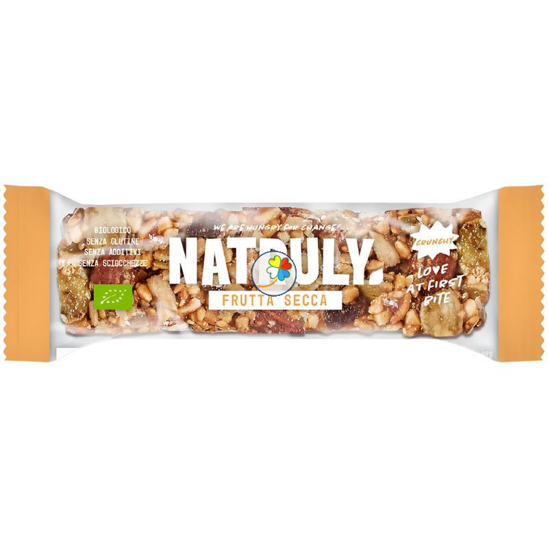 BARRITA CRUJIENTE ORGÁNICA DE FRUTOS SECOS 40G NATRULY BARRITA CRUJIENTE ORGÁNICA DE FRUTOS SECOS 40G NATRULY