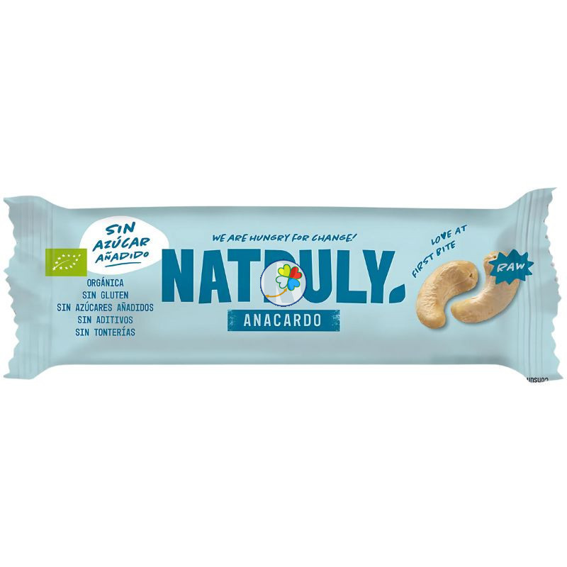 BARRITA ORGÁNICA DE ANACARDOS 40G NATRULY BARRITA ORGÁNICA DE ANACARDOS 40G NATRULY