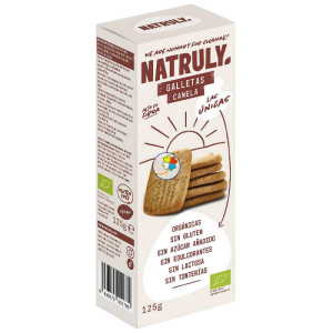 GALLETAS SABOR CANELA BIO 125G NATRULY