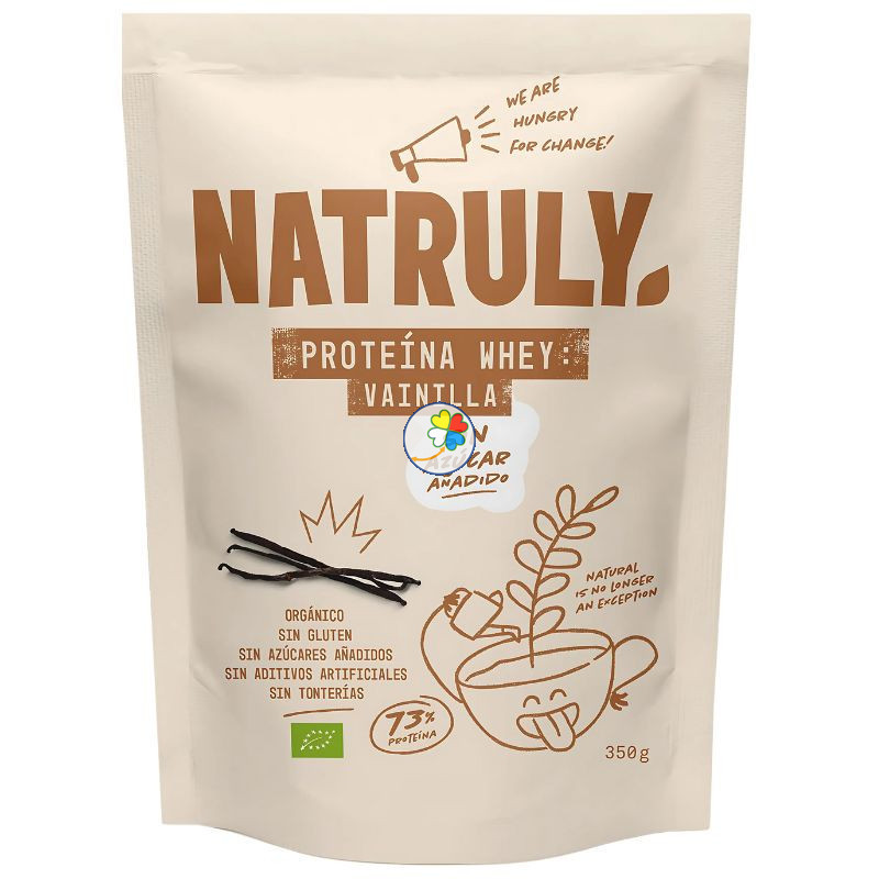 PROTEÍNA WHEY VAINILLA BIO 350G NATRULY