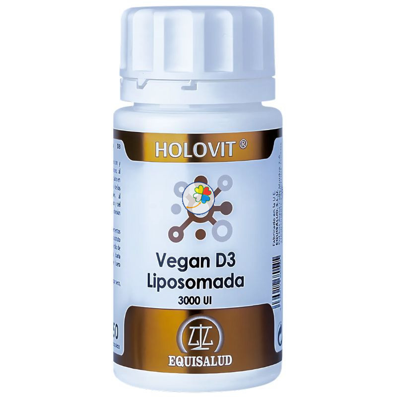 HOLOVIT VEGAN D3 LIPOSOMADA 3000UI 50 CAPSULAS EQUISALUD