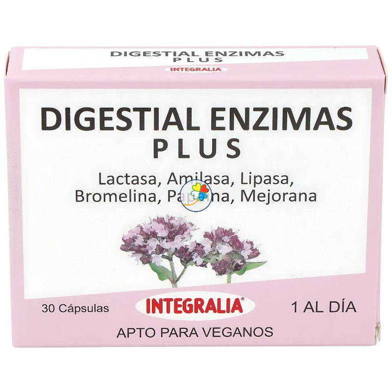 DIGESTIAL ENZIMAS PLUS 30 CÁPSULAS INTEGRALIA