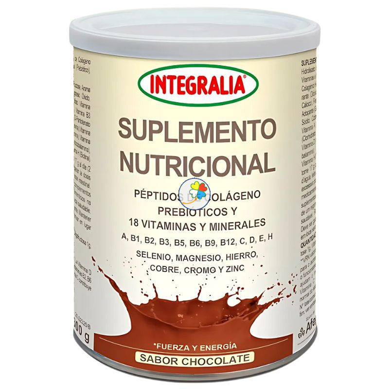 SUPLEMENTO NUTRICIONAL SABOR CHOCOLATE 300G INTEGRALIA