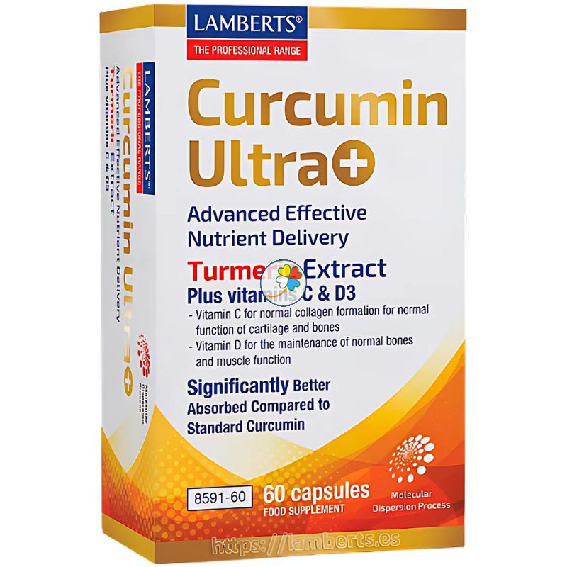 CURCUMIN ULTRA + 60 CÁPSULAS LAMBERTS