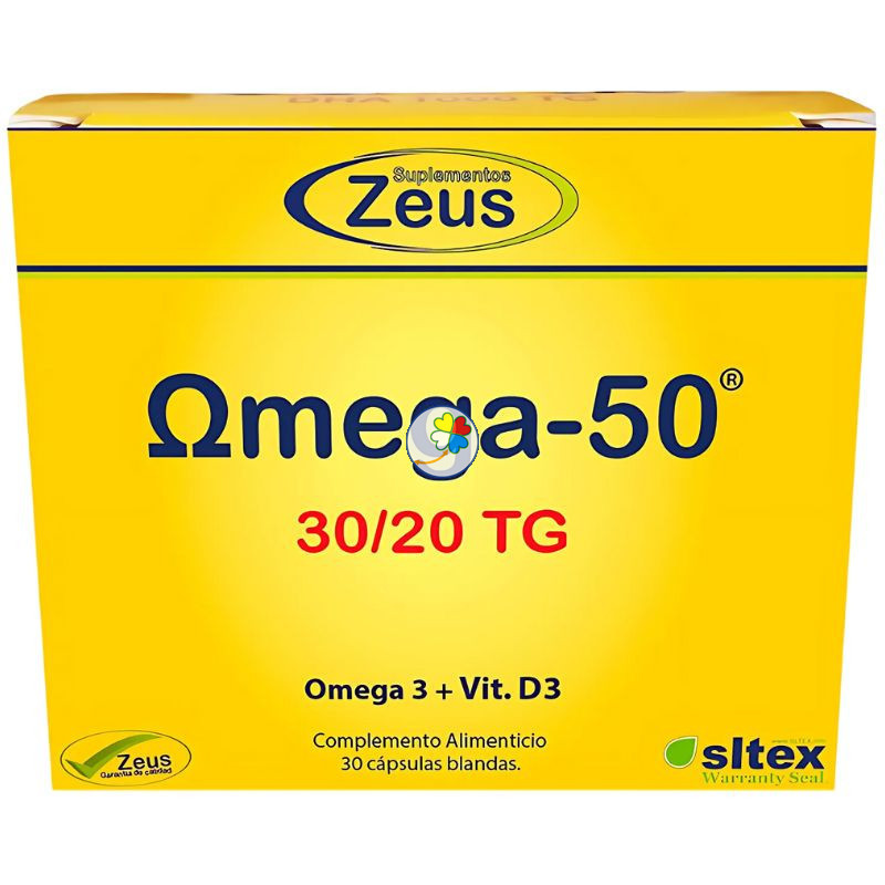 OMEGA-50 30/20 TG 30 CÁPSULAS ZEUS