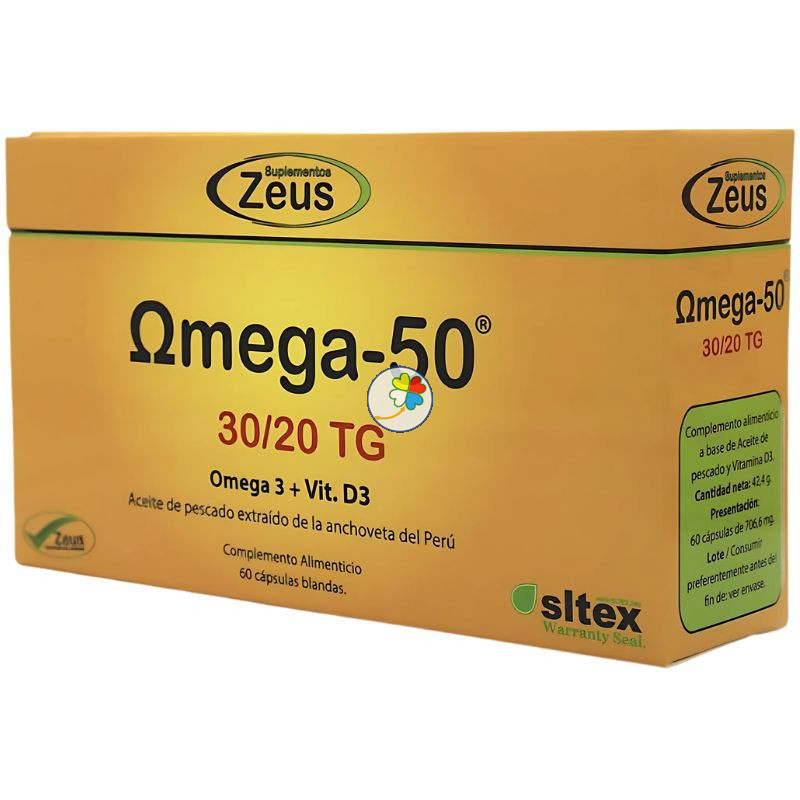 OMEGA-50 30/20 TG 60 CÁPSULAS ZEUS