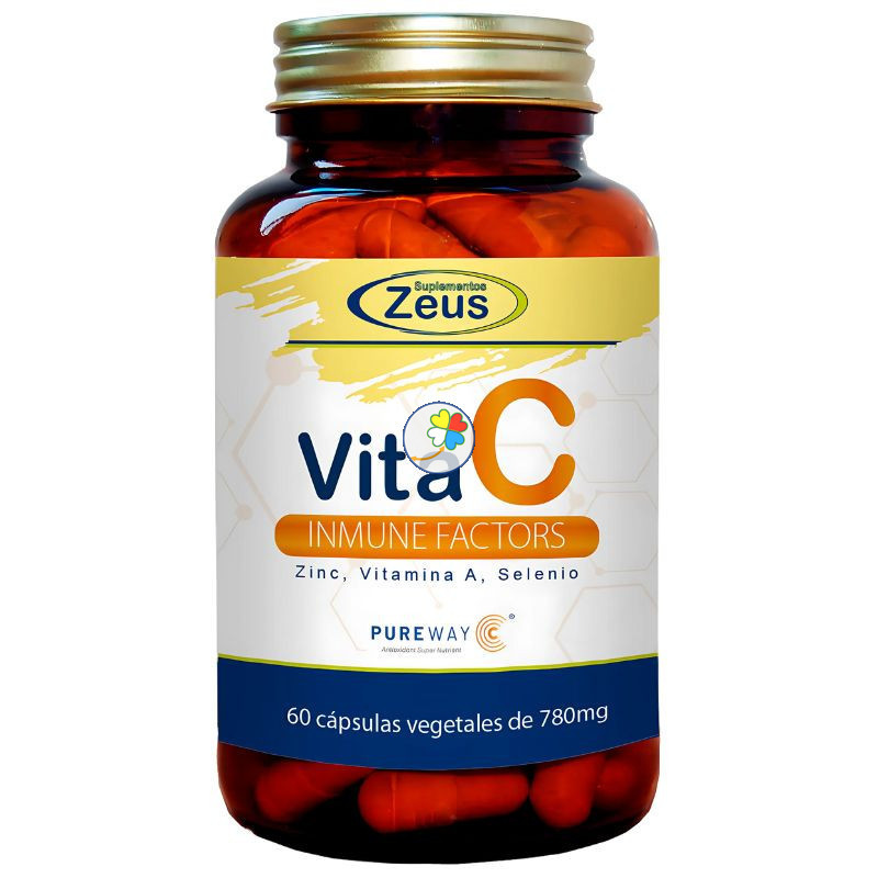 VITA C INMUNEFACTORS 60 CÁPSULAS VEGETALES ZEUS VITA C INMUNEFACTORS 60 CÁPSULAS VEGETALES ZEUS