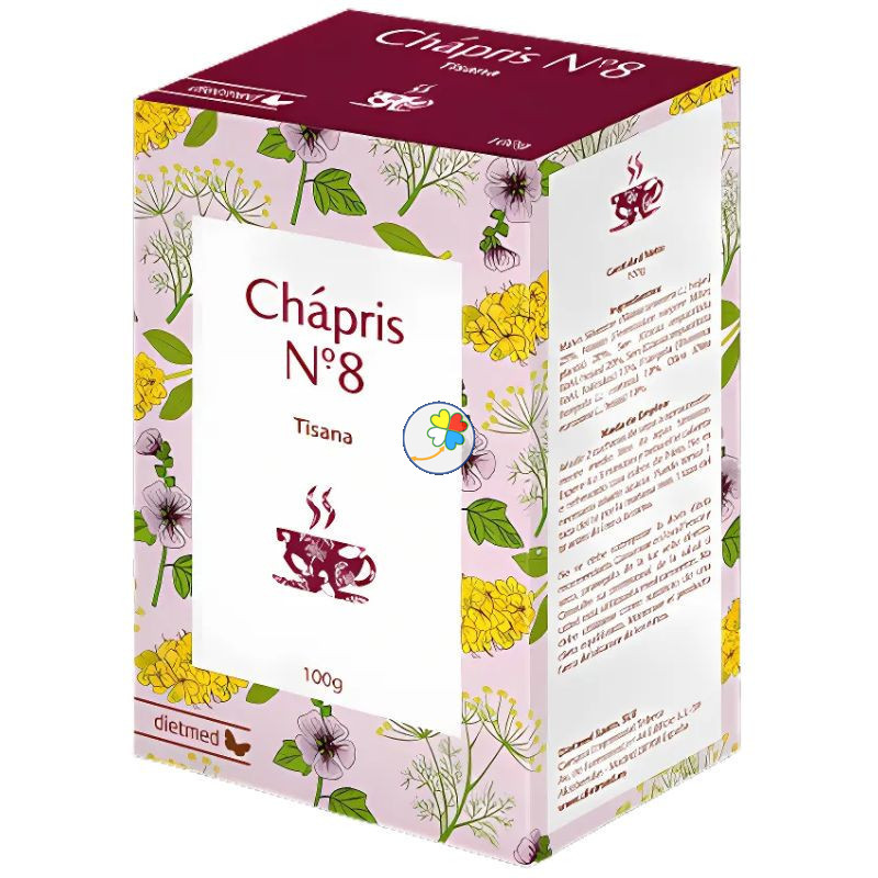 TÉ Nº8 CHÁPRIS 100G DIETMED