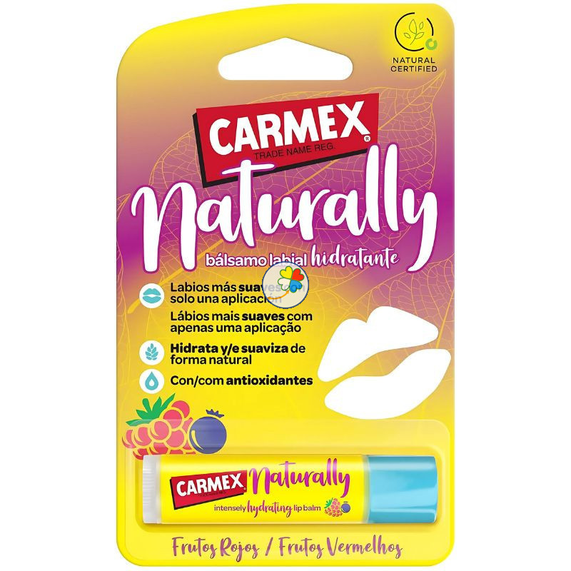 CARMEX STICK LABIAL HIDRATANTE DE FRUTOS ROJOS 4,25G PLAMECA