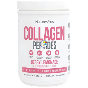 COLLAGEN PEPTIDES BERRY LEMONADE 322G NATURES PLUS