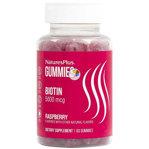 GUMMIES BIOTINA 60 GOMINOLAS NATURES PLUS