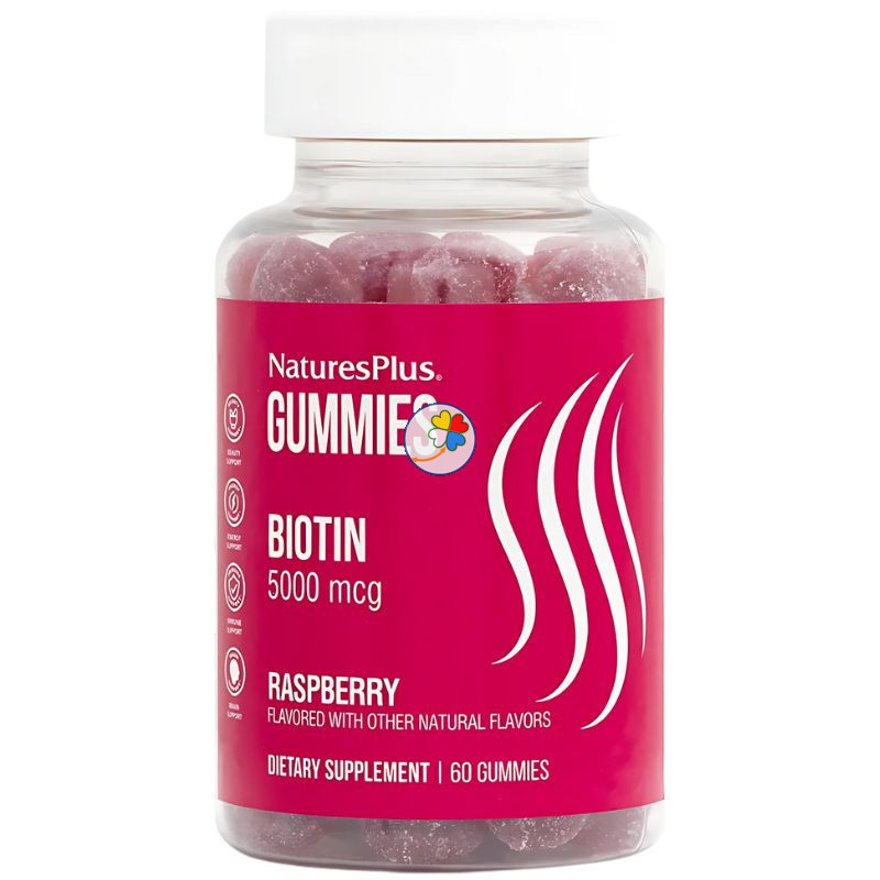 GUMMIES BIOTINA 60 GOMINOLAS NATURES PLUS