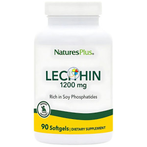 LECITINA DE SOJA 1200MG 90 PERLAS NATURES PLUS