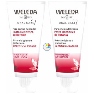 DUO DENTIFRICO RATANIA 50% WELEDA