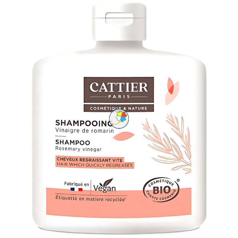 CHAMPÚ CABELLOS GRASOS CON VINAGRE DE ROMERO 250ML CATTIER