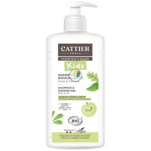 CHAMPÚ Y GEL DE DUCHA MANZANA VERDE 500ML CATTIER