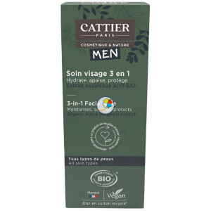 CUIDADO FACIAL 3 EN 1 PARA HOMBRE 50ML CATTIER