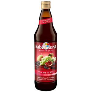 11 PLUS 11 ZUMO MULTIFRUTAS ROJO 750ML RABENHORST