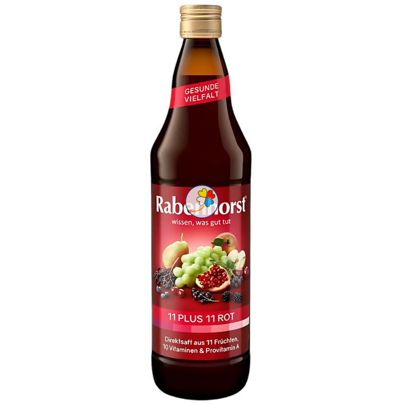11 PLUS 11 ZUMO MULTIFRUTAS ROJO 750ML RABENHORST