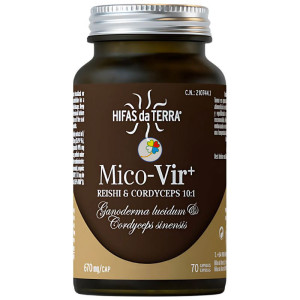 MICO VIR (REISHI Y CORDYCEPS) 70 CAPSULAS HIFAS DA TERRA