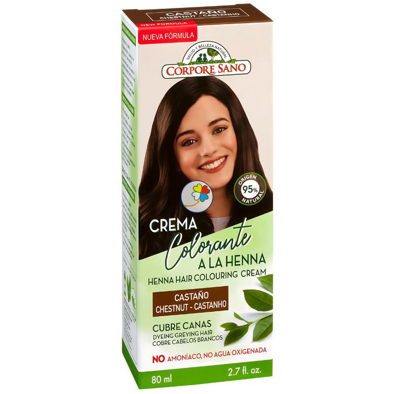 CUBRE CANAS HENNA CASTAÑO 80ML CORPORE SANO